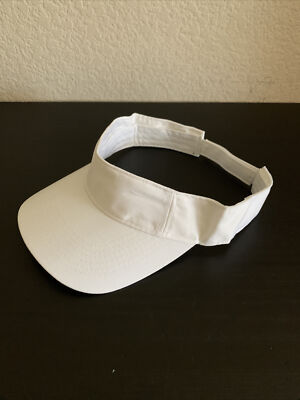 Nayt Men s Soft Adjustable Fabric Visor white