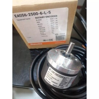 Autonics E40S6-2500-6-L-5 Rotary Encoder One New E40S625006L5 Free Shipping