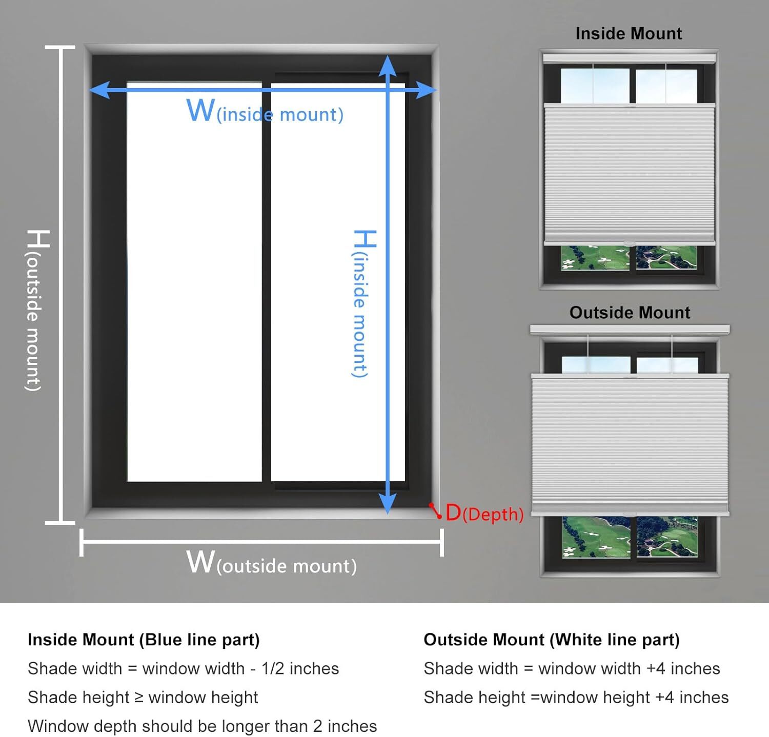 Cordless Blackout Top-down Bottom Up Honeycomb Blinds Cellul