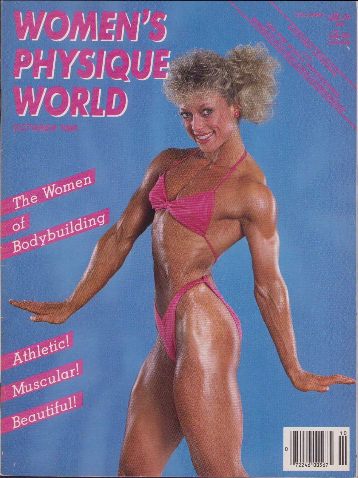 Women's Physique World October 1985 Susan Stralen Strong Female Bodybuilder eBay