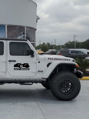 2  Stk. Offroad 4x4 Aufkleber , Jeep , Rubicon , Geländewagen  ect. ,