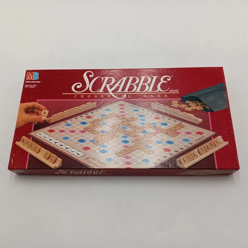 Vintage Scrabble Board Game 1989 By Milton Bradley Complete