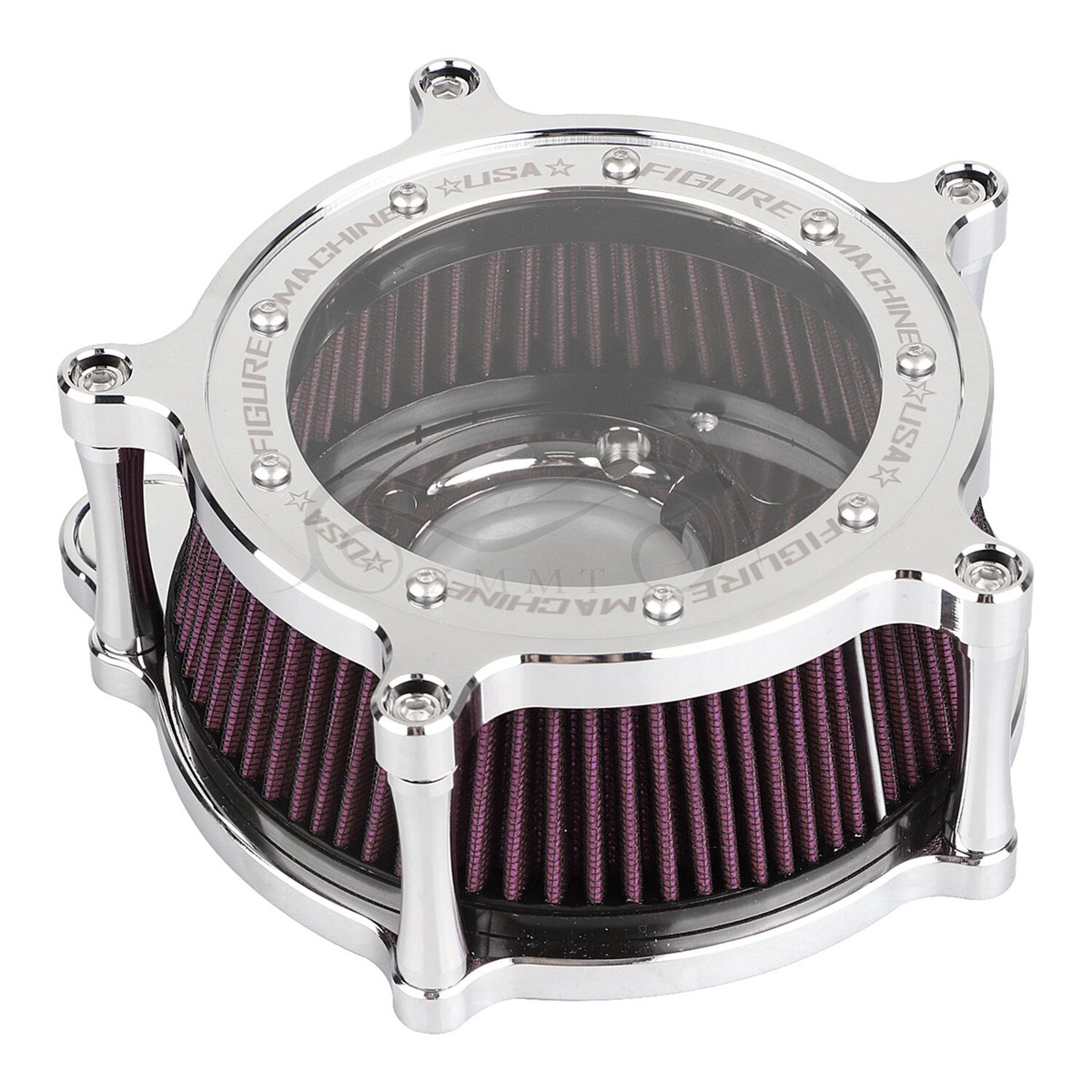 ●Filthy See Through Air Cleaner Red Intake Filter For Harley Night
