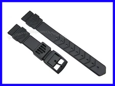 18mm Rubber Watch Band Compatible w/ TAG Formula 1 F1 35mm Midsize from 80s~ 90s