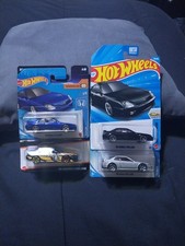 Hot Wheels Lot Of 4 1998 Honda Prelude Short Card, Neon Speeders, Factory Fresh