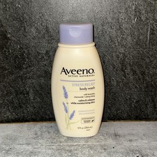 New Aveeno Active Naturals Lavender Scent Stress-Relief Bodywash 12fl oz/354 ml