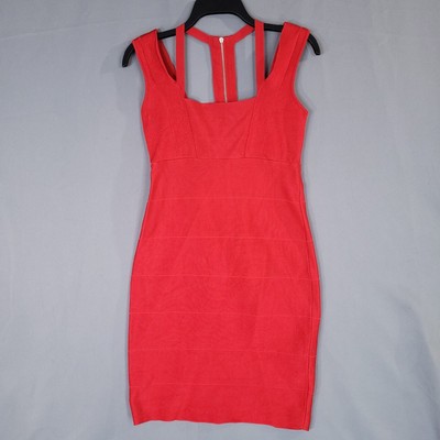 armani exchange red dress Armani Exchange Red mini dress