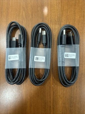 Cable Replacement 3 Pack HDMI, Display Port, USB Type A Brand New