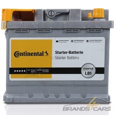CONTINENTAL AUTOBATTERIE 12V STARTERBATTERIE LB1 50Ah 500A 