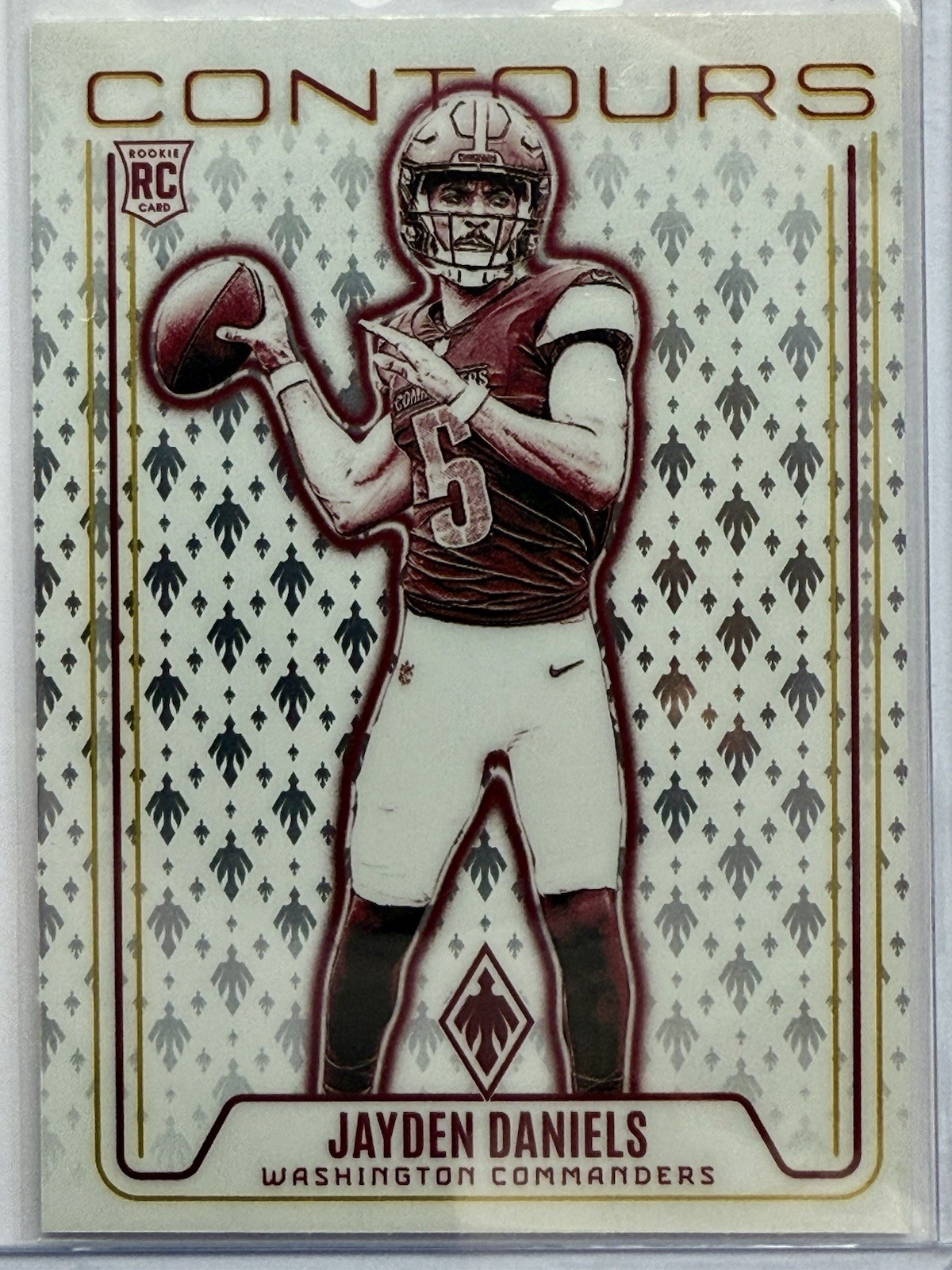 Jayden Daniels 2024 Panini Phoenix Contours RC #CON-JDS Commanders