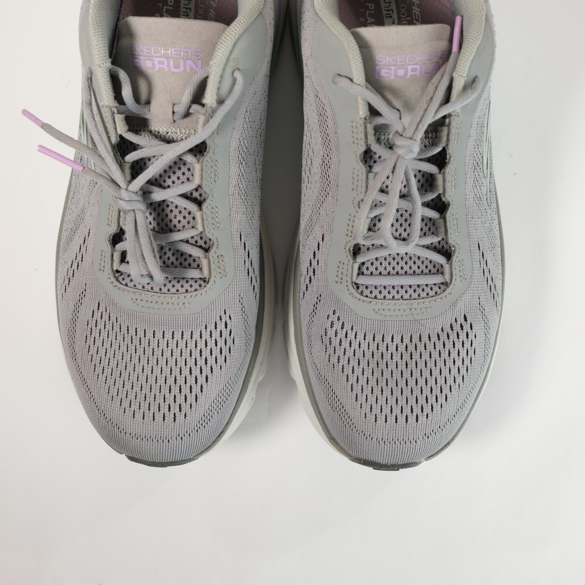 ☆虎馬☆ Skechers Max Cushioning Arch Fit 2.0 Running Shoes Gray/Mint