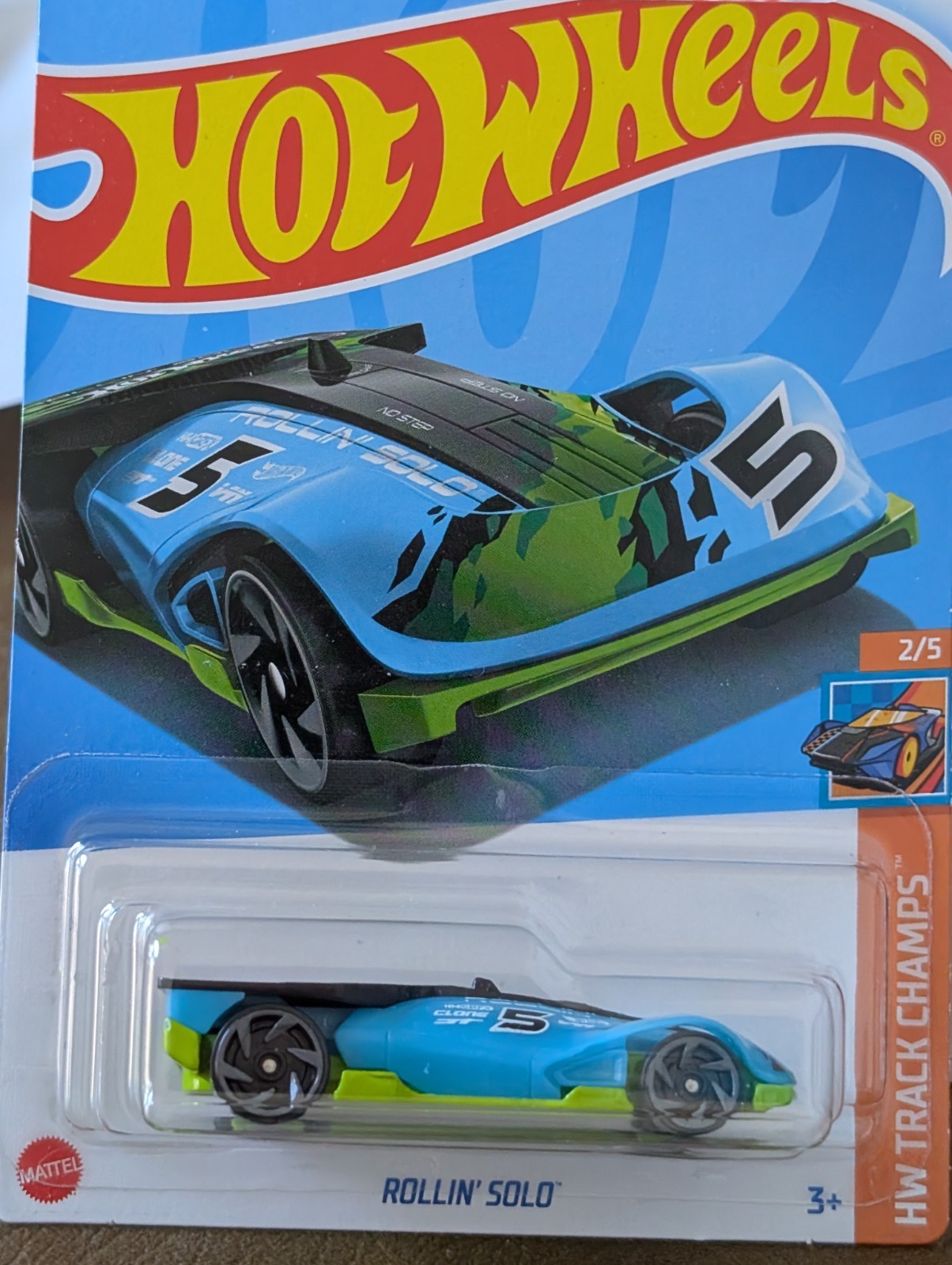 Hot Wheels 2024 Rollin' Solo #154 Blue