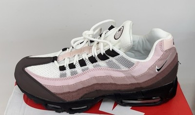 Nike Air Max 95 Men's Low Top Lace-Up Sneakers White/Pink/Brown/Black