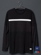 Gap GQ STAMPD Mesh Men’s Hockey Jersey Black White Medium Limited Release