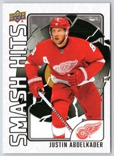 JUSTIN ABDELKADER 2025-26 UD DETROIT RED WINGS CENTENNIAL SMASH HITS #SH-4 90346