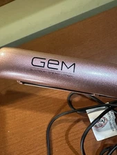 GEM Hair Straightener Moisture Protection 1" Digital Styling Iron
