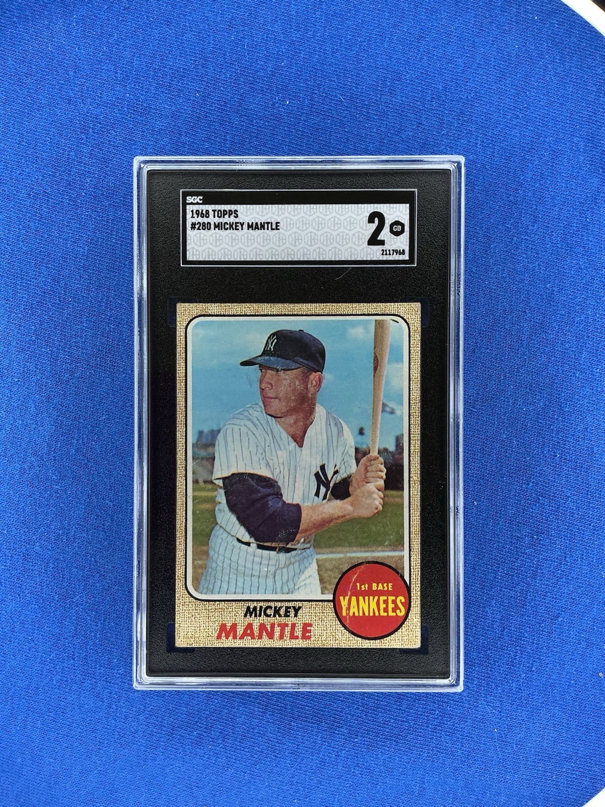 1968 Topps Mickey Mantle #280 SCG 2