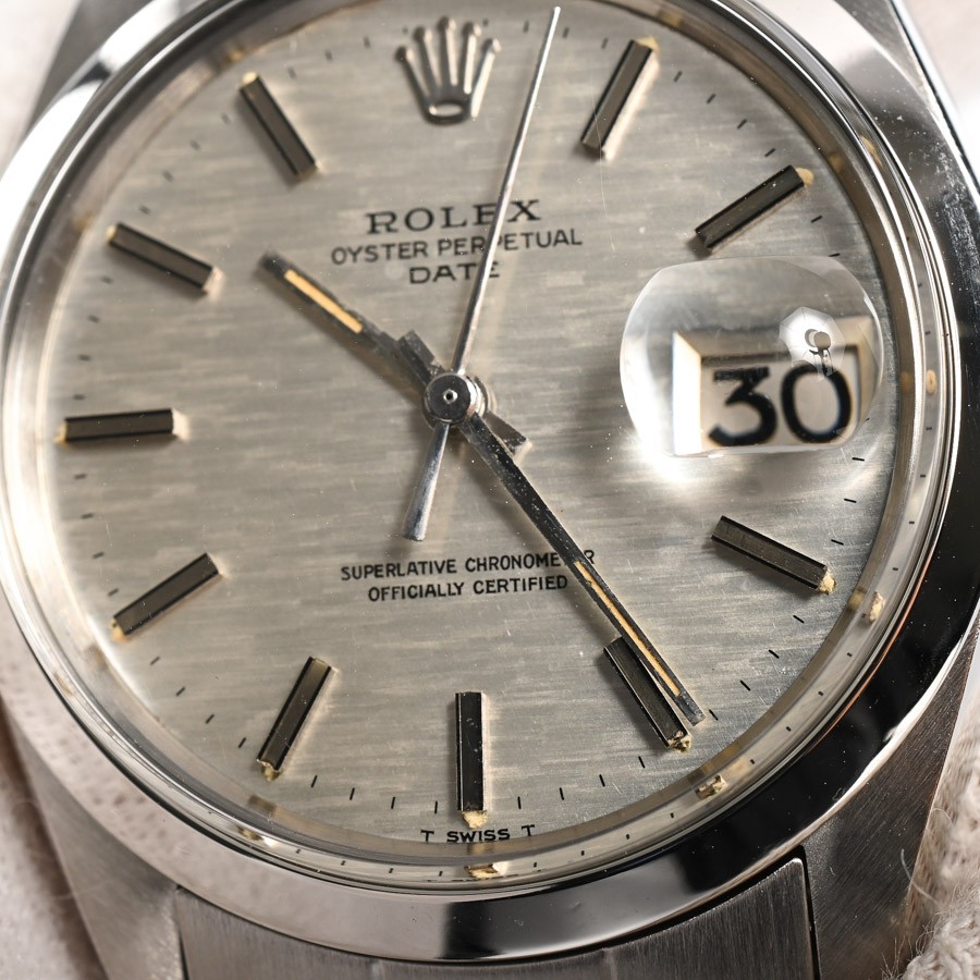 ROLEX Oyster Perpetual Date 1500 Watches / Silver Mechanical Automatic mens image 9