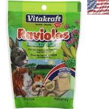 Indulgent Vegetable Treats for Hamsters, Guinea Pigs & Rabbits - 5oz Raviolos