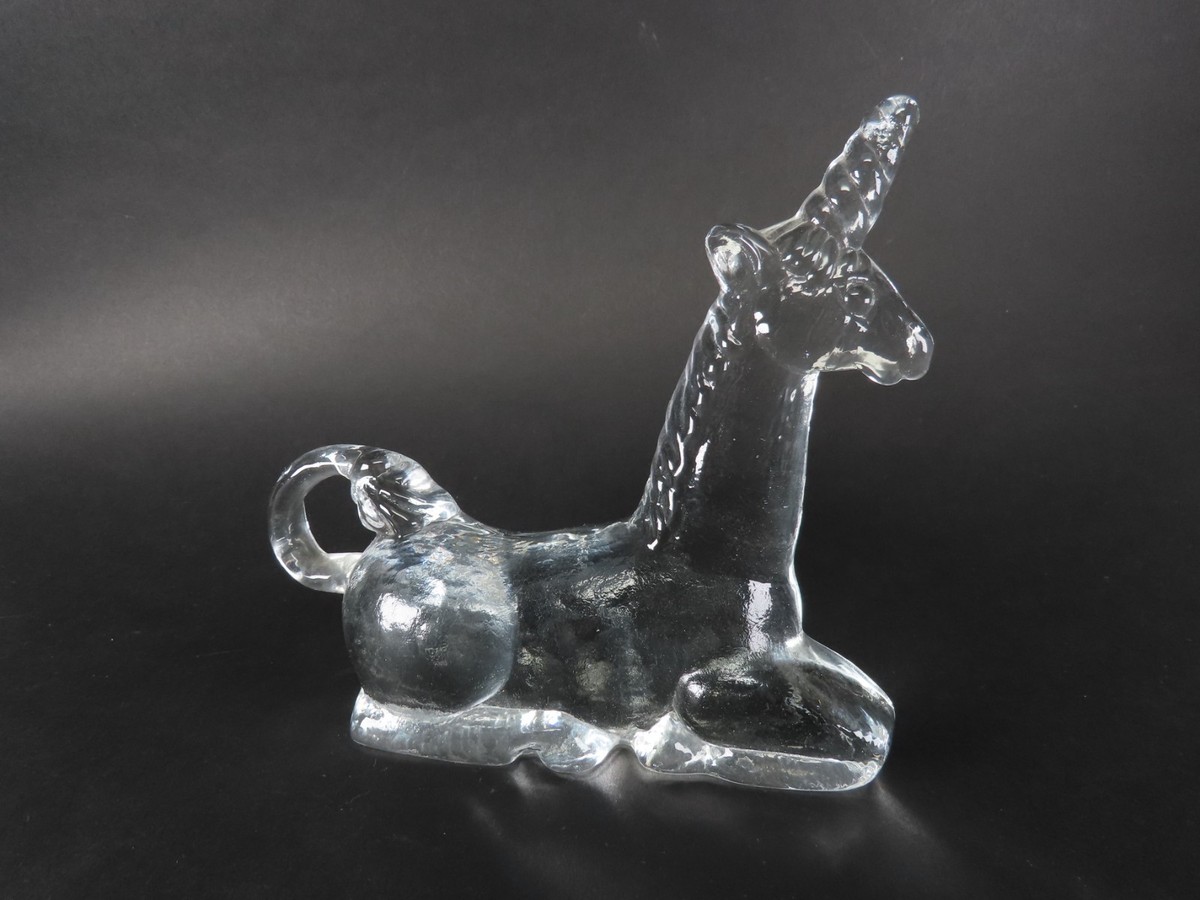 Kosta Boda Zoo Series Unicorn Bertil Vallien Design Sweden