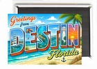 Greetings from Destin Florida FRIDGE MAGNET travel souvenir