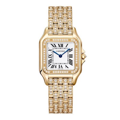 Cartier Panthere WJPN0060 Midsize Diamond Ladies Watch Box Papers