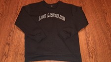 Forever 21 Kids Los Angeles Sweatshirt Soft Size 11-12 Black