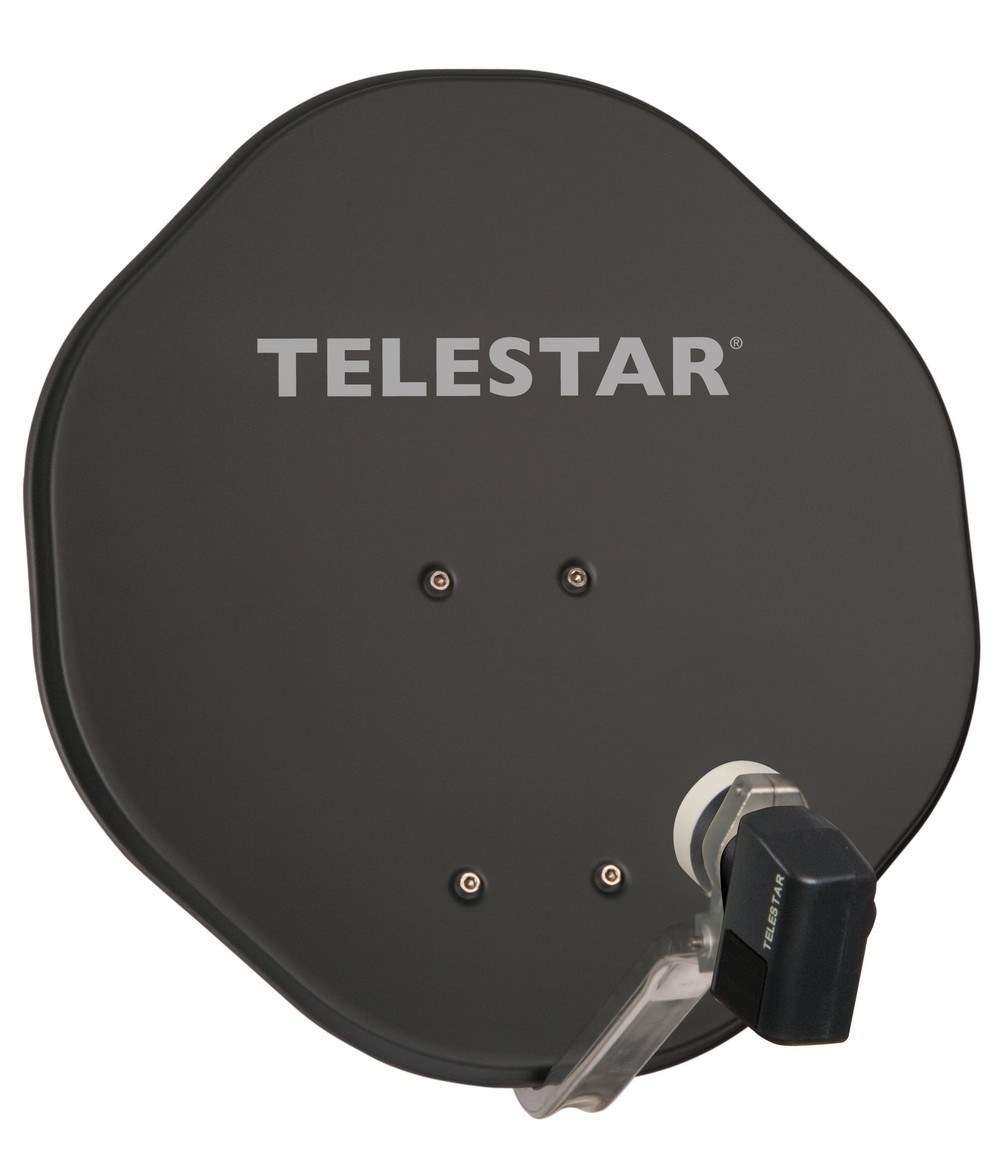 Спутниковый телевизор TELESTAR AluRapid 45 grau Satellitenschüssel 45 см mit Twin LNB #1907162