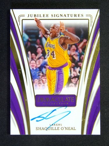 2023-24 Panini Immaculate Shaquille O'Neal Jubilee Signatures Auto /49
