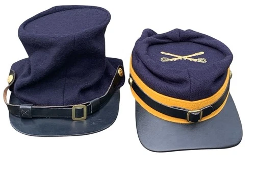 Civil War Era Hat Cap Lot Vintage