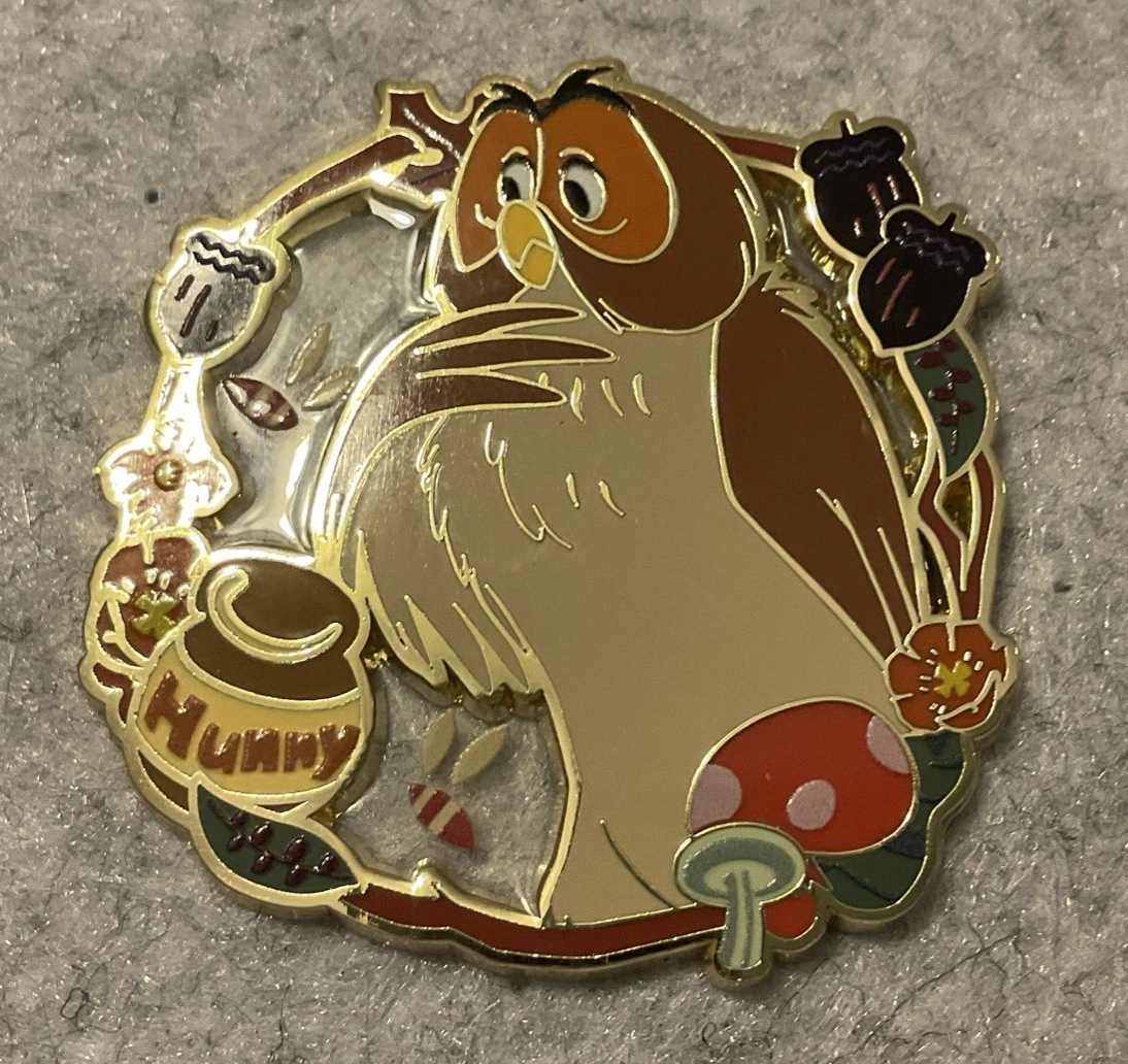 Disney Pin Owl From The Blind Box Set Whinny The Pooh Wreath Series