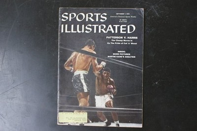 Sports Illustrated Magazine Sept 1958 Patterson v. Harris Boxing Time Inc.