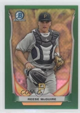 2014 Bowman Draft Top Prospects Chrome Green Refractor /150 Reese McGuire