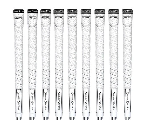 SuperStroke REVL Comfort Golf Club Grips White Genesis Wrap Design New