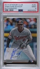 2014 Topps Stadium Club Auto Jonathan Schoop #SCA-JSC PSA 9 MINT Auto 1c7