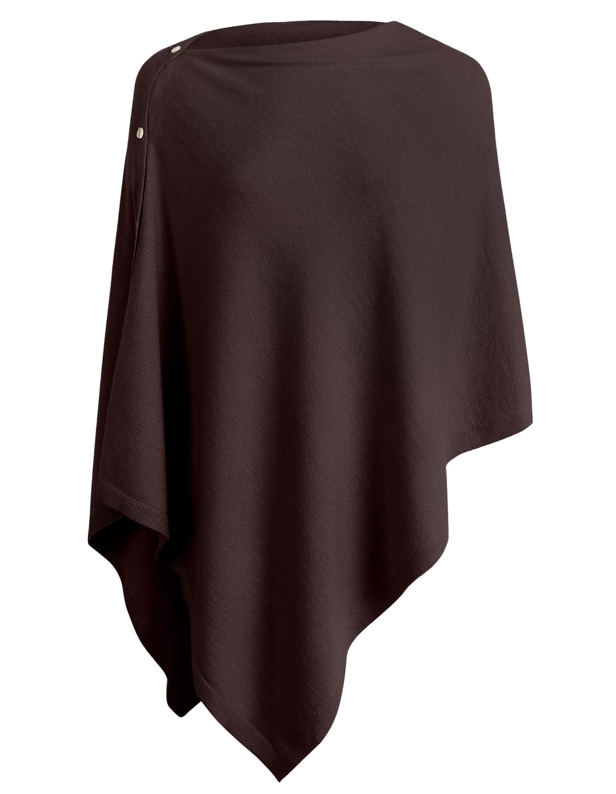 Women Versatile Knitted Shawls Scarf Poncho Sweater with Buttons Clothing