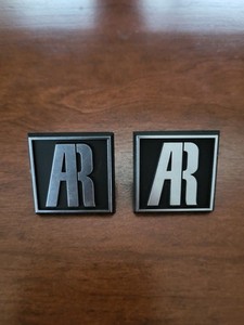 Acoustic Research Speaker Badges In Perfect Condition.