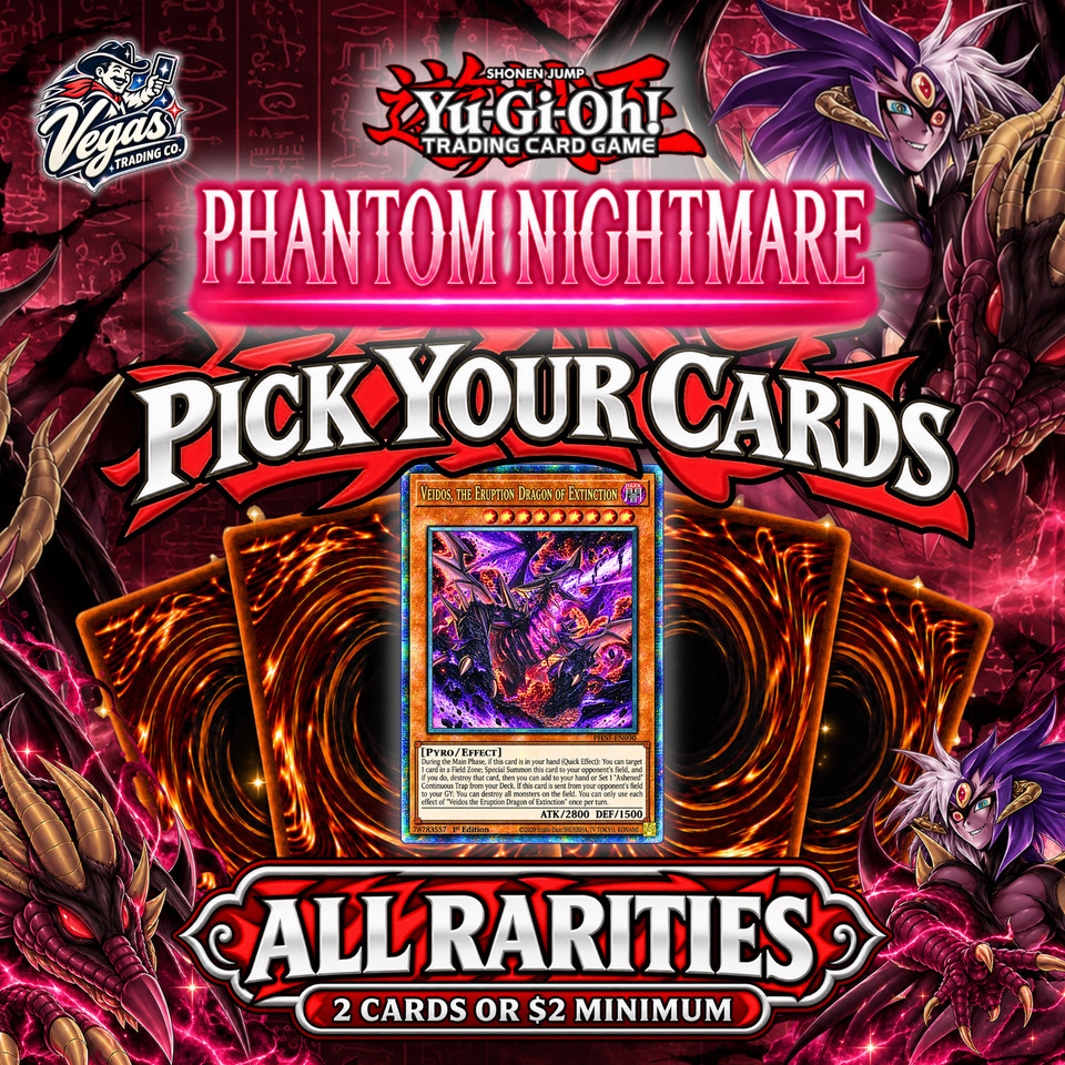 Yu-Gi-Oh! Phantom Nightmare 1st Ed Singles YOU PICK Bundle & Save $2 Minimum