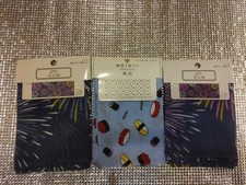 Tenugui Hand Towel, Sushi Pattern  Fireworks Pattern