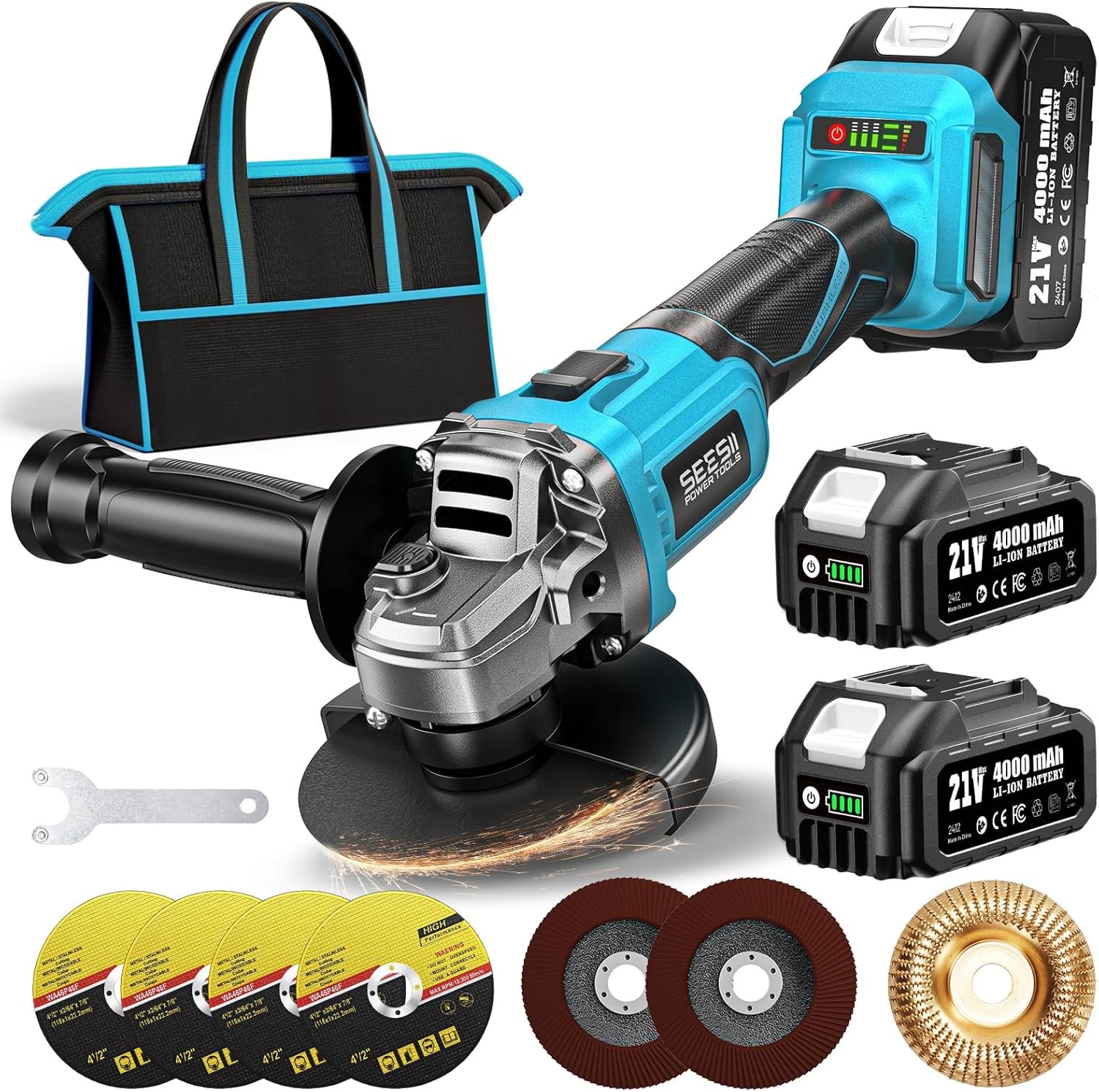 Cordless Brushless Polisher Buffer Tool for Car Detailing & 