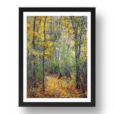 Wood Lane, 1876 by Claude Monet,24x16"(A2) Frame