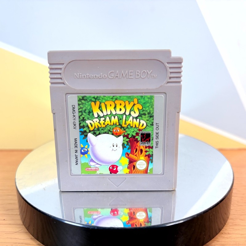 Vintage Kirby's Dream Land 1992 Nintendo Game Boy Adventure Video Game Cartridge