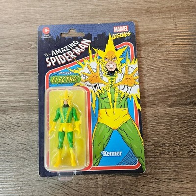 Marvel Legends Retro 375 Electro Action Figure Kenner Spider-Man F2660 Hasbro