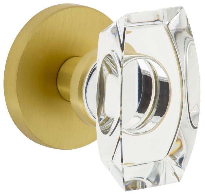 Viaggio CLOSTA_PSG_234 Solid Brass Passage Door Knob Set in Brass