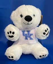 VTG 2001 UK University of Kentucky Plush Teddy Bear Wildcats Shirt 10"