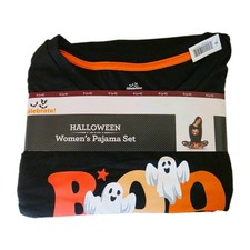 Celebrate Womens Halloween Pajamas Set Sz S 4-6