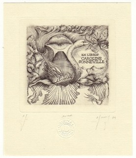 DANUTA PISAREK DASSARA: Exlibris für Caroline Sonneville