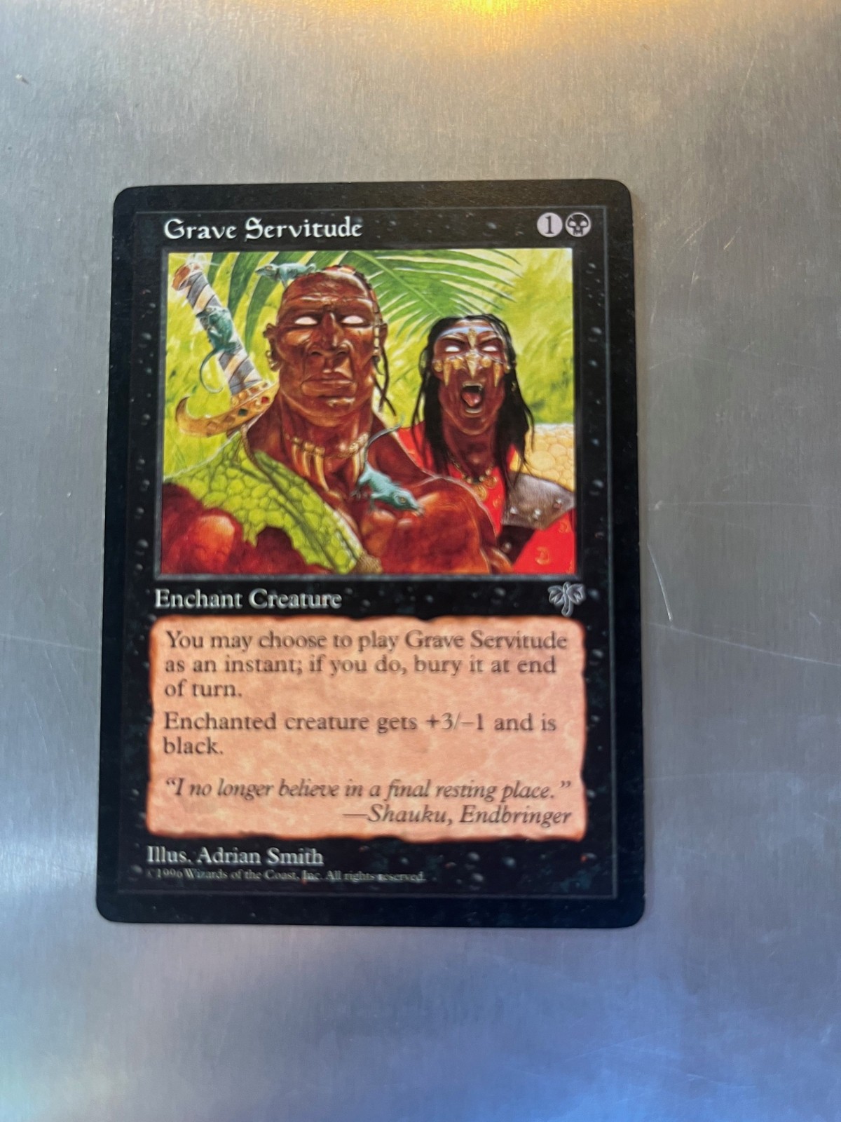 Grave Servitude 1996 Mirage Magic Cards, COMBINED SHIPPING