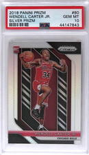 Wendell Carter Jr. 2018 Panini Prizm Basketball RC Silver Prizm Card #80 PSA 10