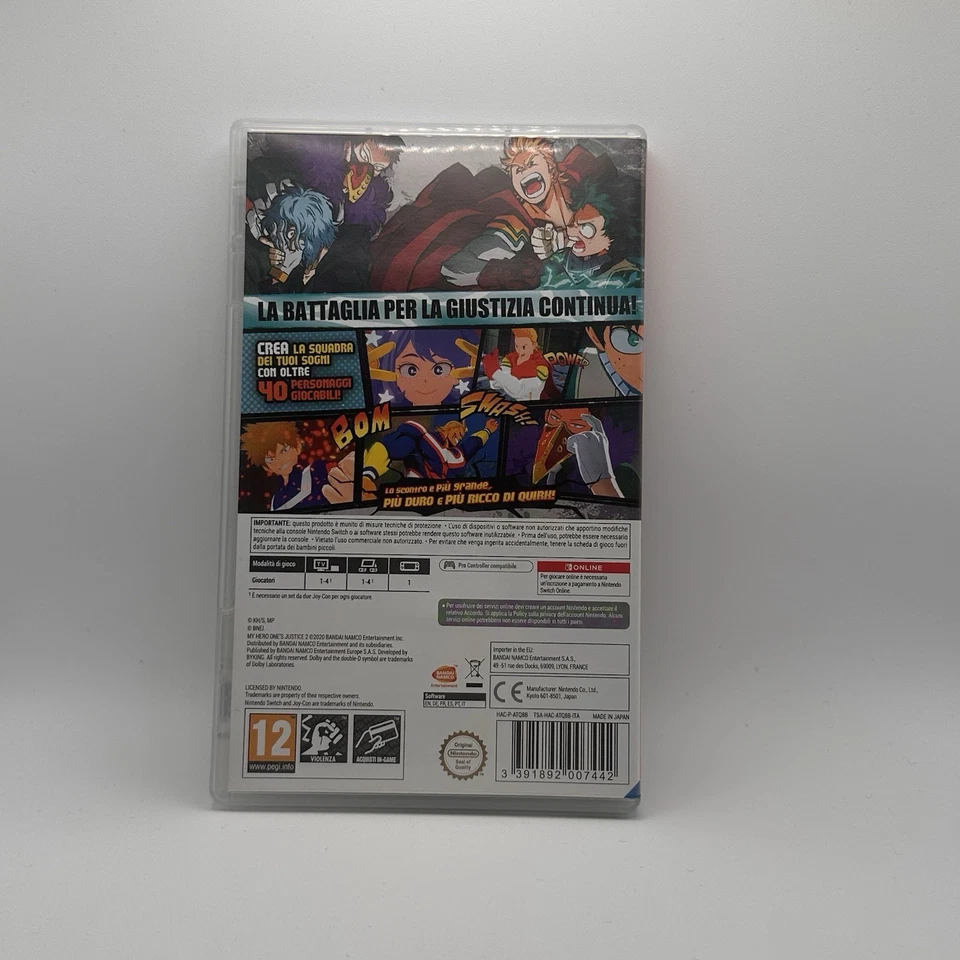 My Hero One's Justice 2 - Nintendo Switch, Lite, Oled 2020 - PAL ITA COMPLETO, foto 2 di 5